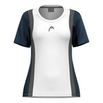 Head Club 25 Tech T-Shirt wmn navy white