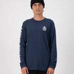 Mons Royale Icon Merino Classic Langarmshirt - midnight