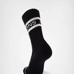Mons Royale Unisex Signature Merino Crew Sock - black white