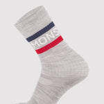 Mons Royale Unisex Signature Merino Crew Sock - college grey