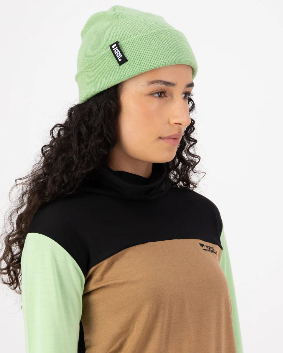 Mons Royale McCloud Merino Beanie matcha