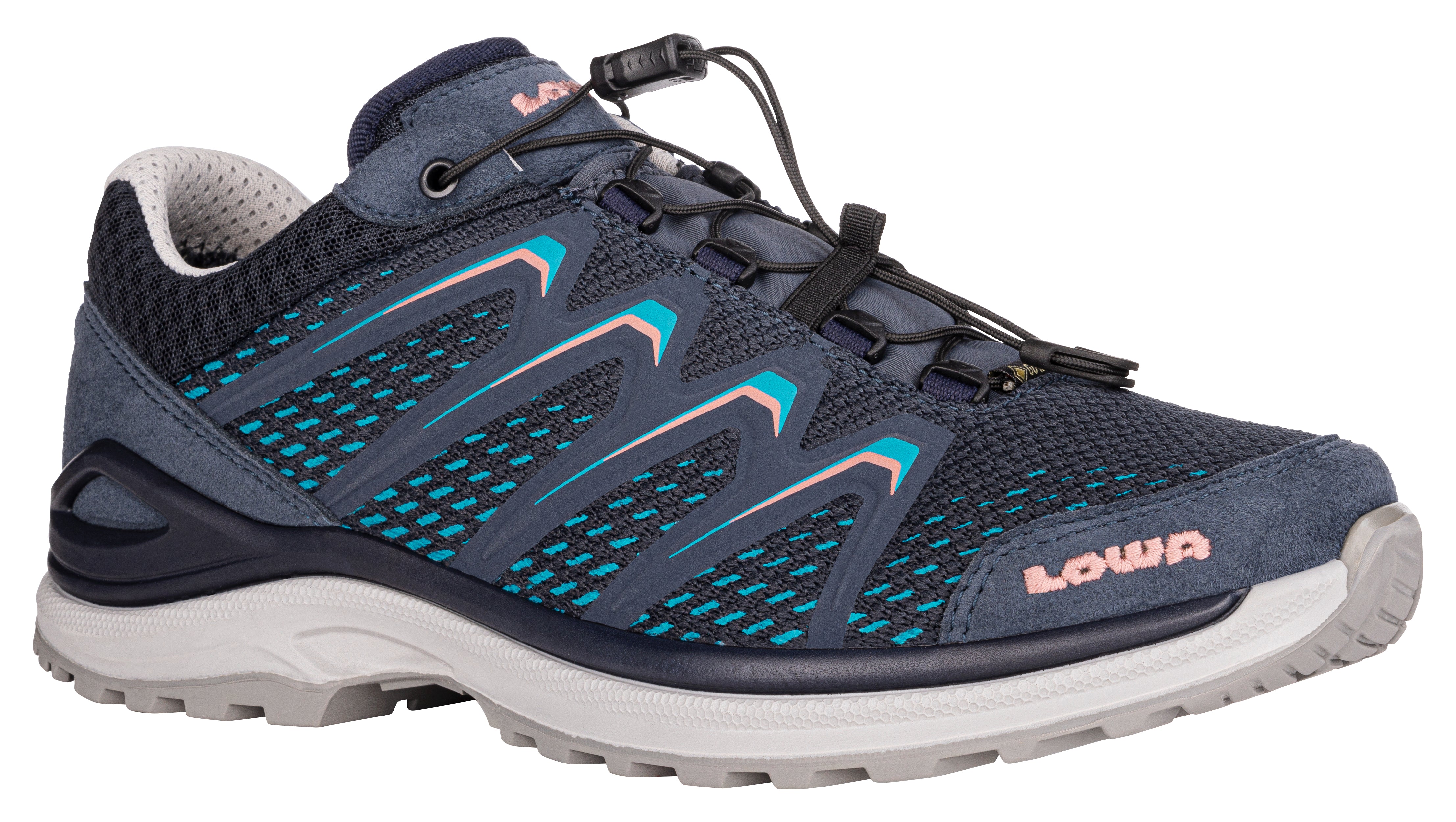 Lowa Maddox GTX Lo Ws stahlblau-rose