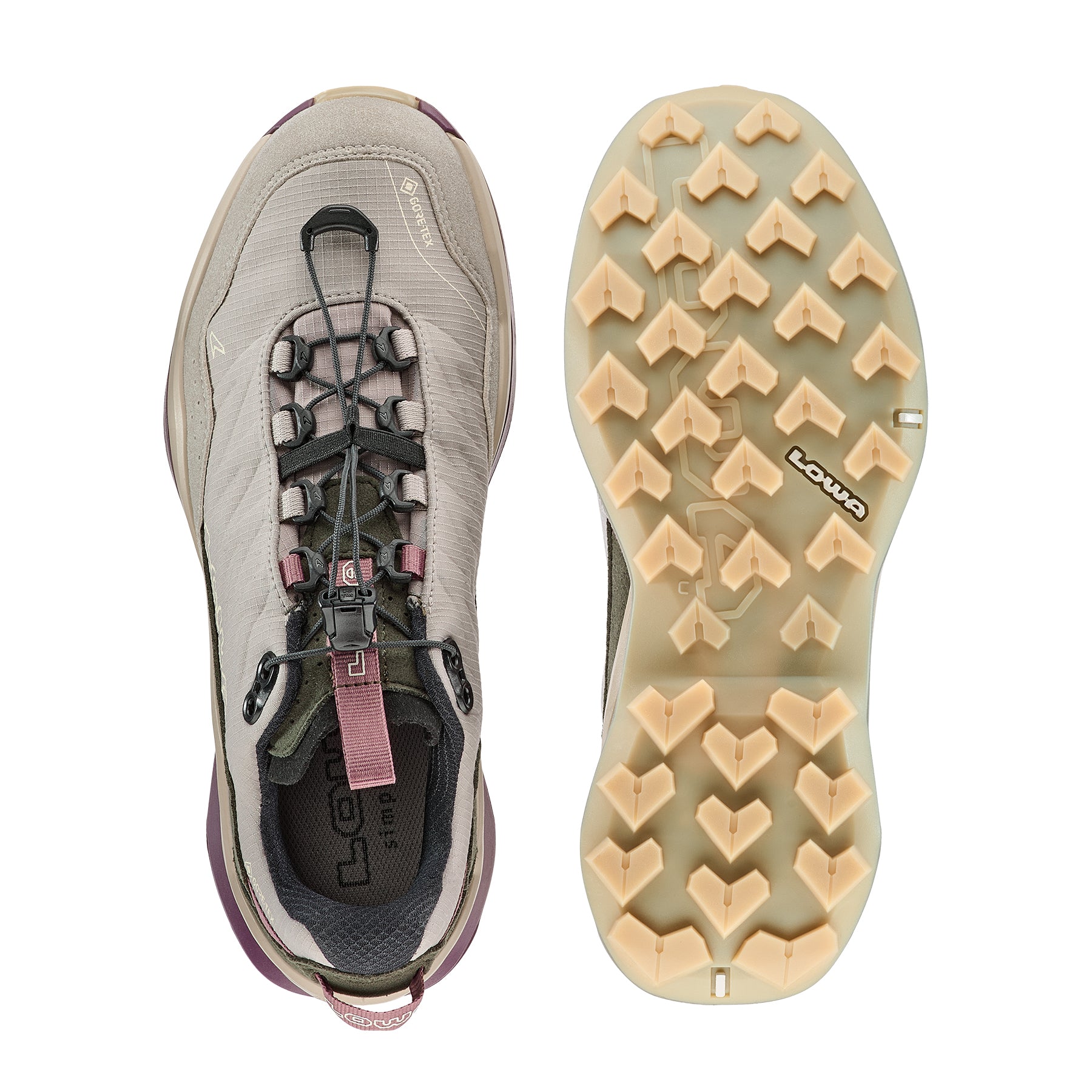 Lowa Maddox Pro GTX LO SL Ws desert alt rosa