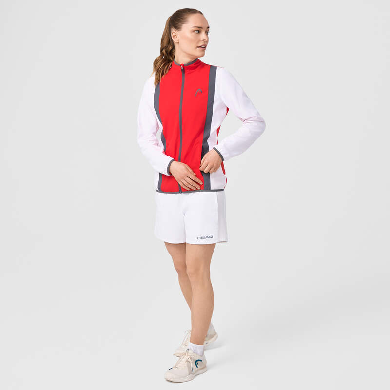Head CLUB 25 Jacket wmn-red white