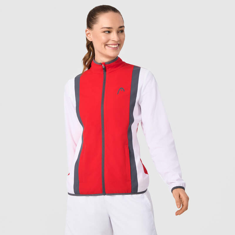 Head CLUB 25 Jacket wmn-red white