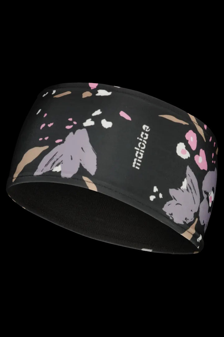 Maloja JainzenbergM Headband deep black brush flower