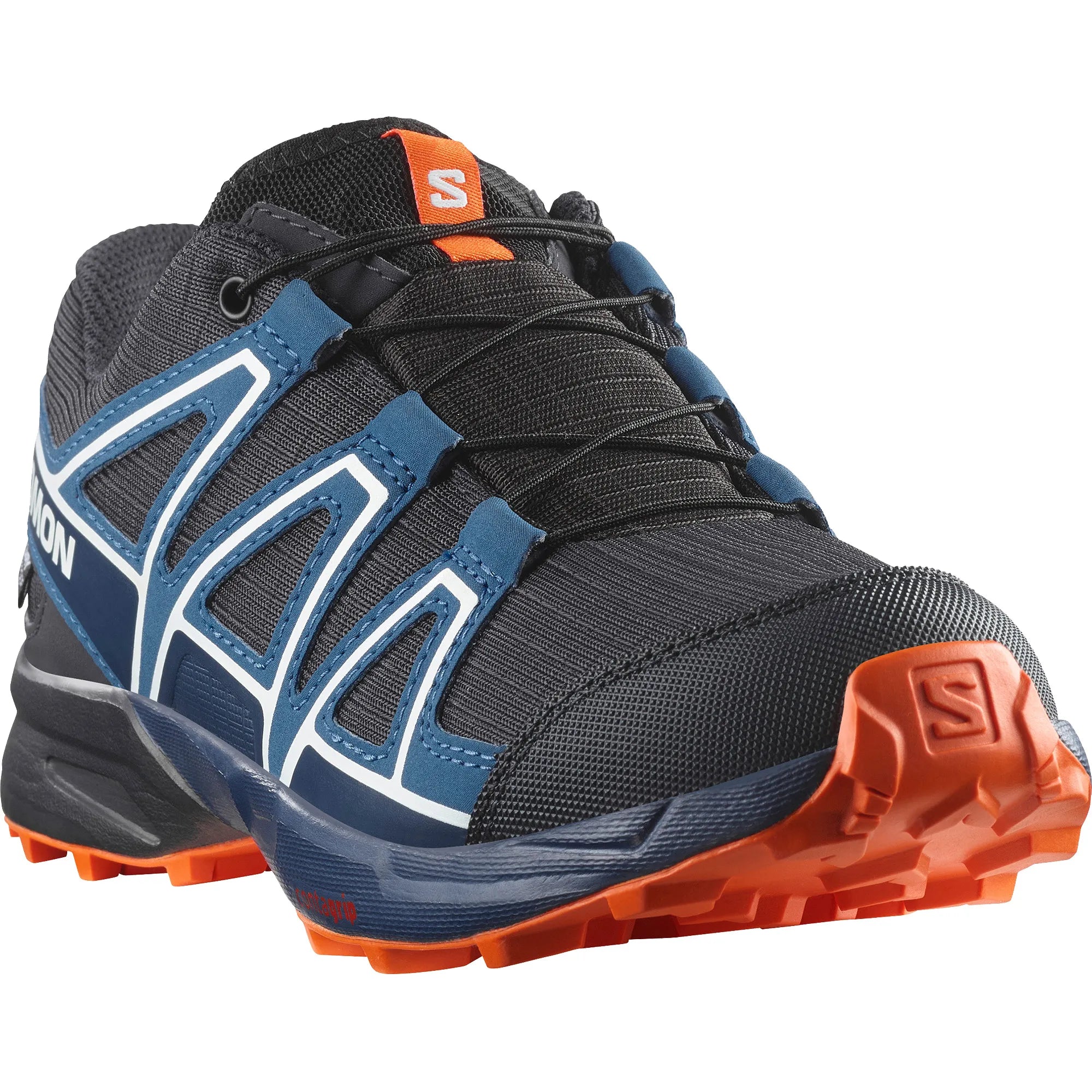 Salomon SPEEDCROSS WP J Dark N/Dark B/Red