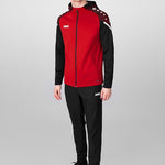 Jako Kapuzenjacke Performance rot schwarz