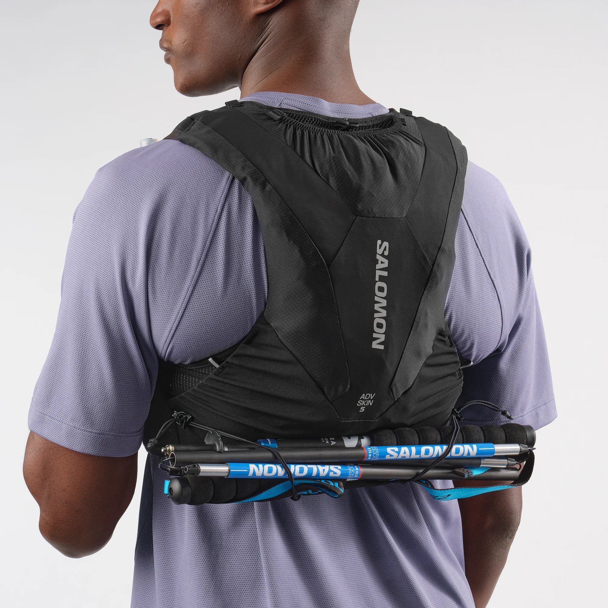 Salomon ADV Skin 5 Laufweste mit Flasks black