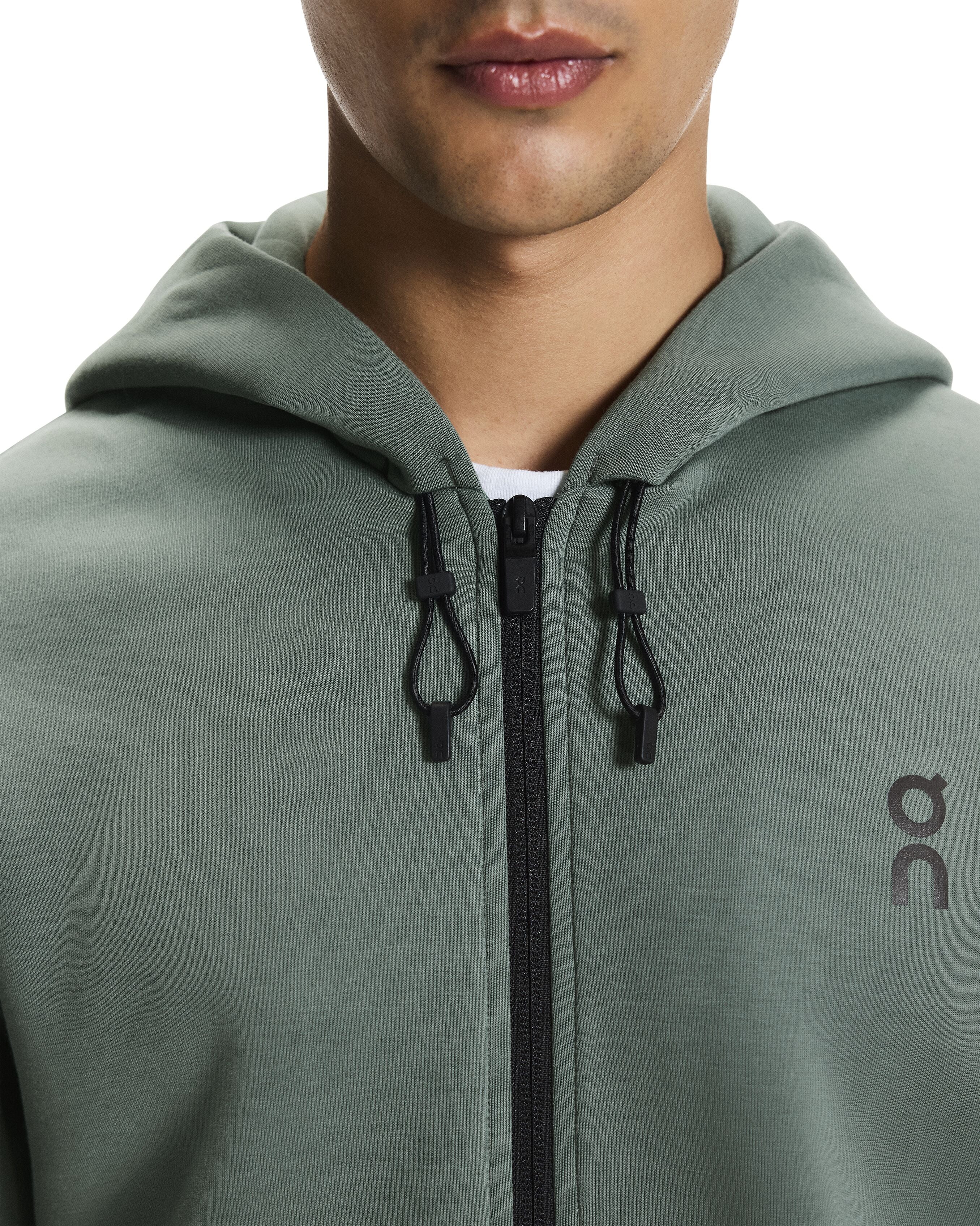 On Focus Tech Zip Hoodie olive