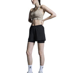 On 3" Performance 2/1 shorts 1 W black