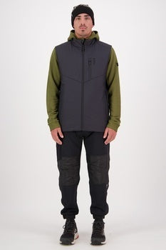 Mons Royale Arete Wool Insulation vest-black
