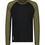 Mons Royale Temple Tech Langarmshirt-dark olive-black
