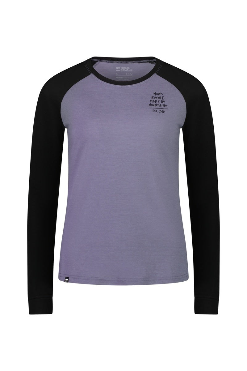 Mons Royale Icon Raglan wmn-shark