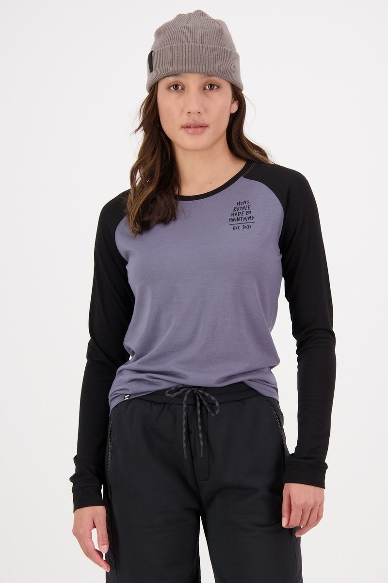 Mons Royale Icon Raglan wmn-shark