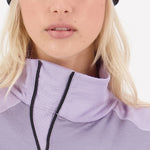 Mons Royale Olympus Half Zip wmn-thistle cloud