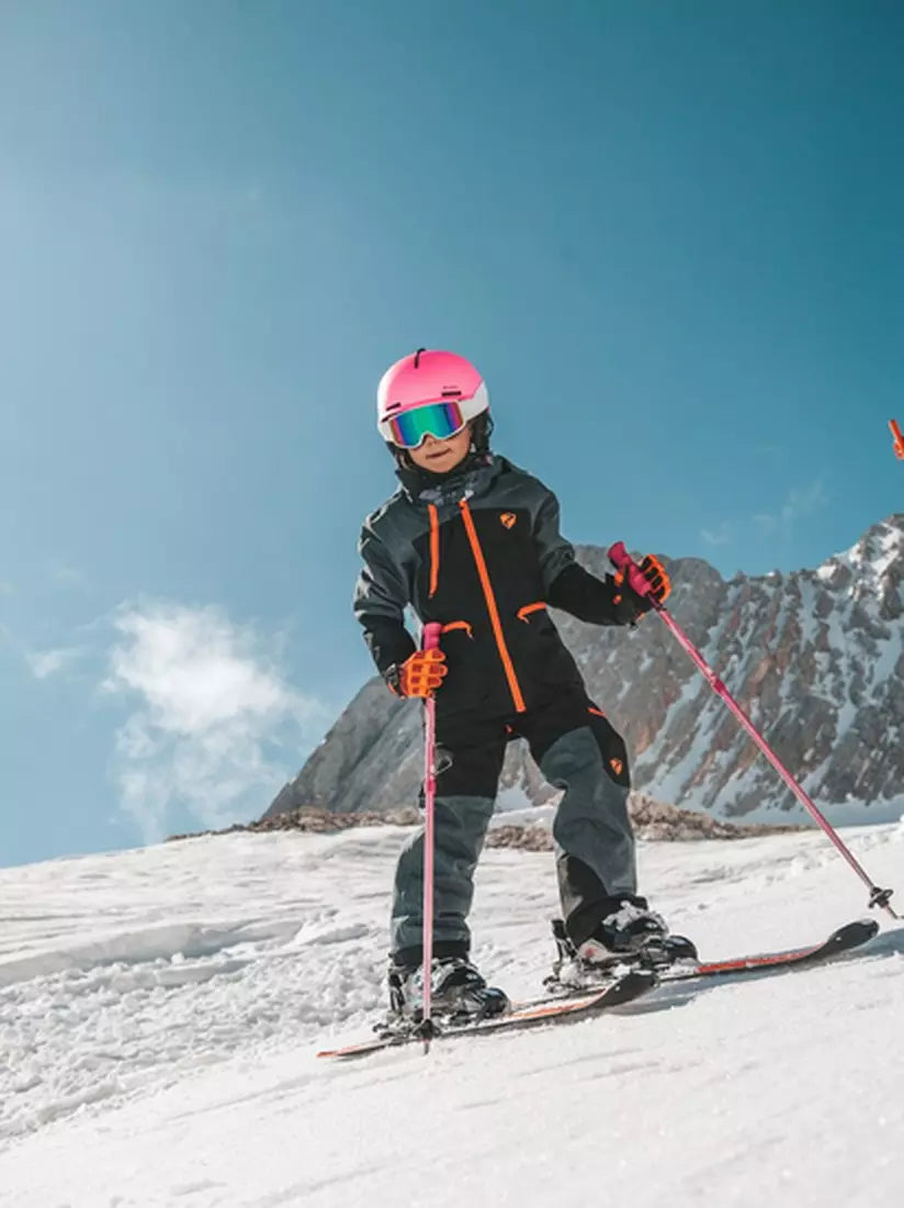 Völkl Flair Junior + 7.0 VMotion JR Lady black/pink-Copy