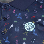 Bidi Badu Idir Tech Polo dark blue/mixed