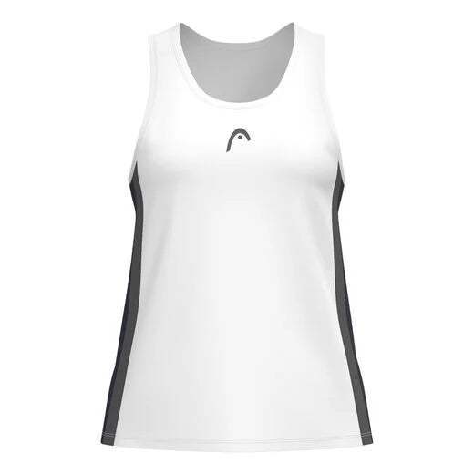 Head Club 25 Tech Tank Top wmn navy white