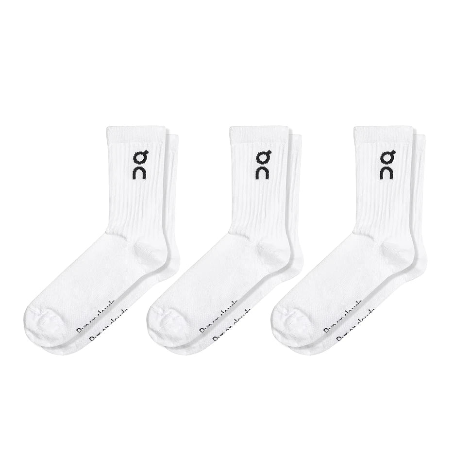 On Logo Sock 3-Pack 1 U white