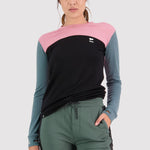 Mons Royale Yotei BF Langarmshirt women-dusty pink-burnt sage