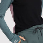 Mons Royale Yotei BF Langarmshirt women-dusty pink-burnt sage