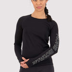 Mons Royale Bella Tech Langarmshirt women-black