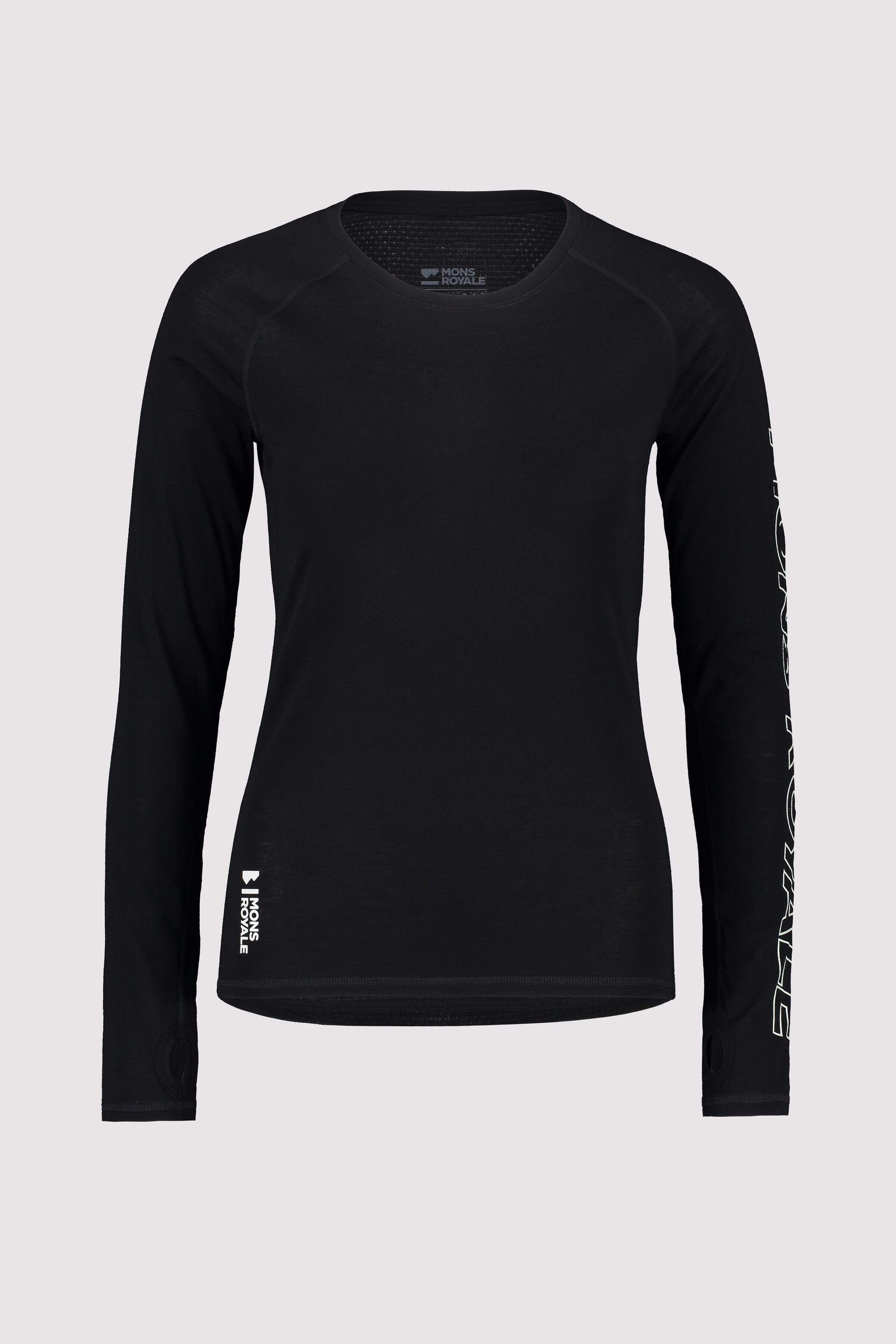 Mons Royale Bella Tech Langarmshirt women-black