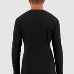 Mons Royale Yotei Langarmshirt black-blue slate