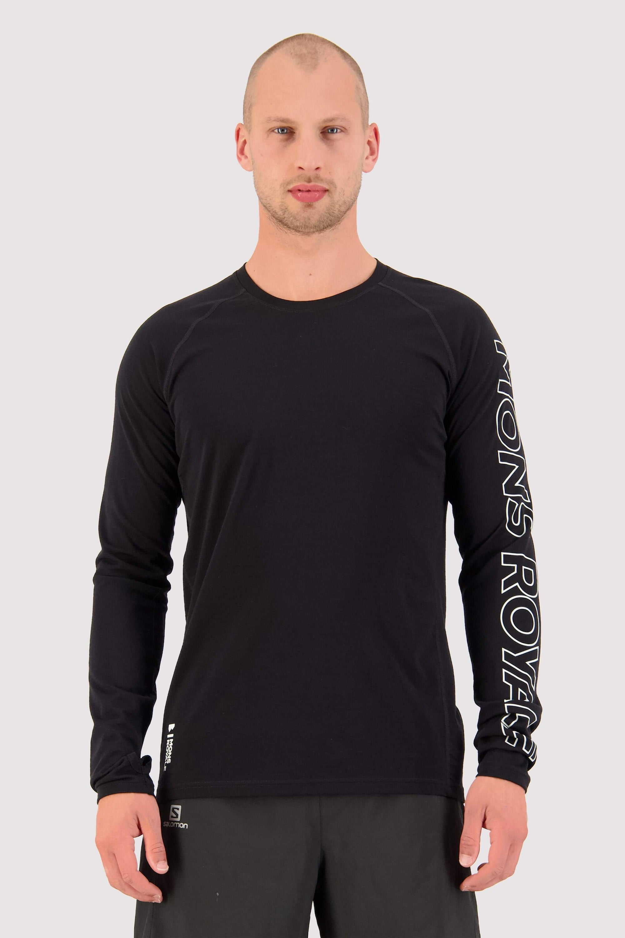 Mons Royale Temple Tech Langarmshirt-black