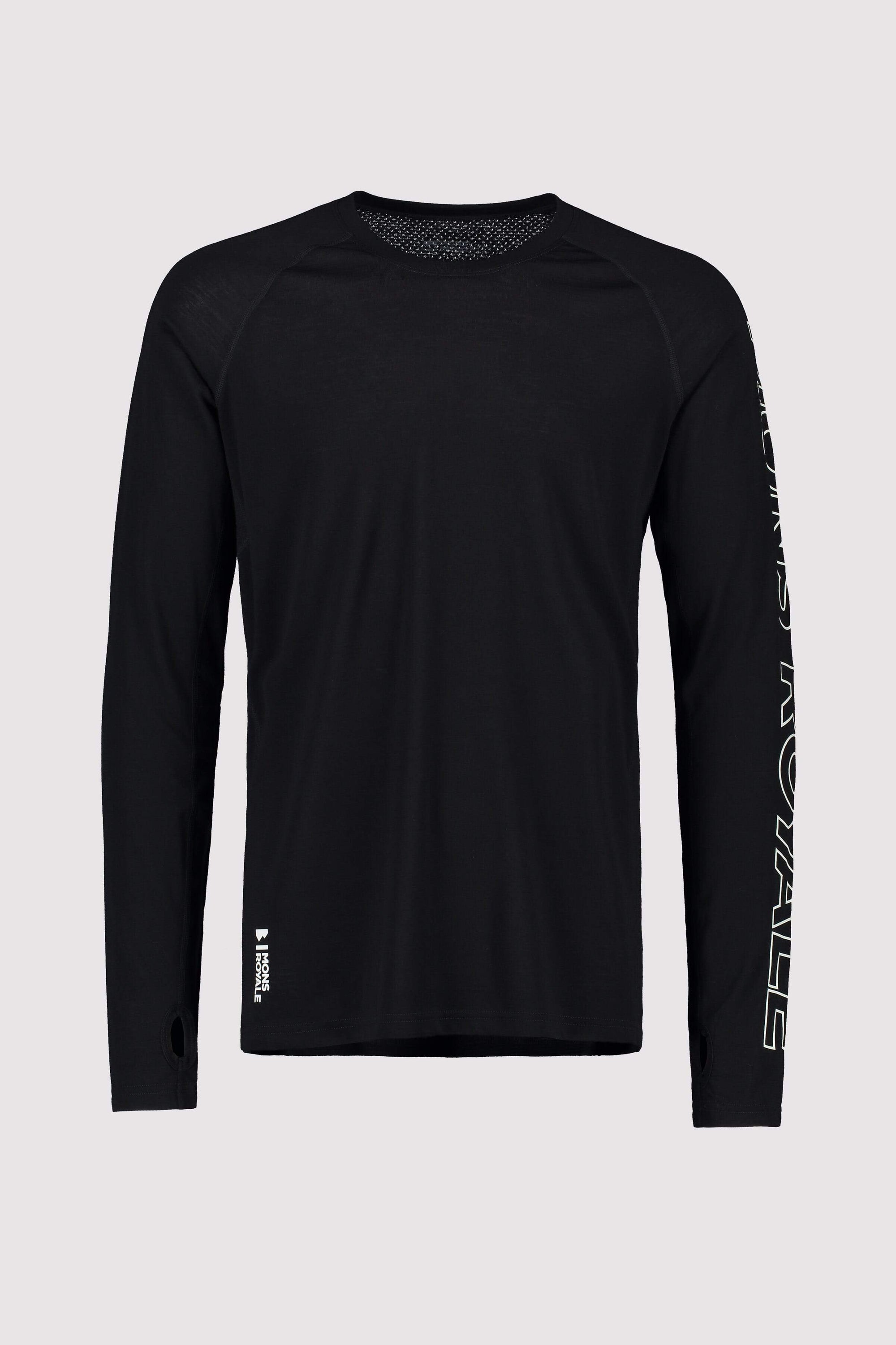 Mons Royale Temple Tech Langarmshirt-black