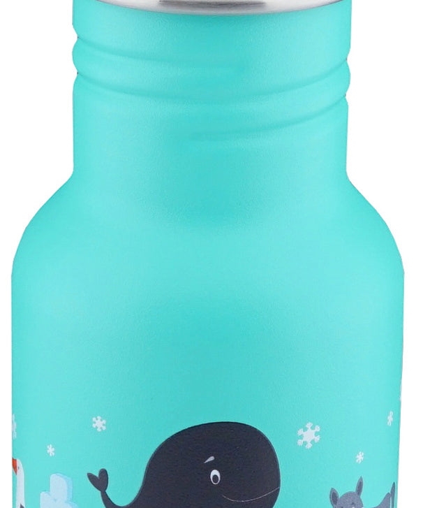 Klean Kanteen Edelstahl Trinkflasche Kid Classic 355ml Sippy Cap-animals