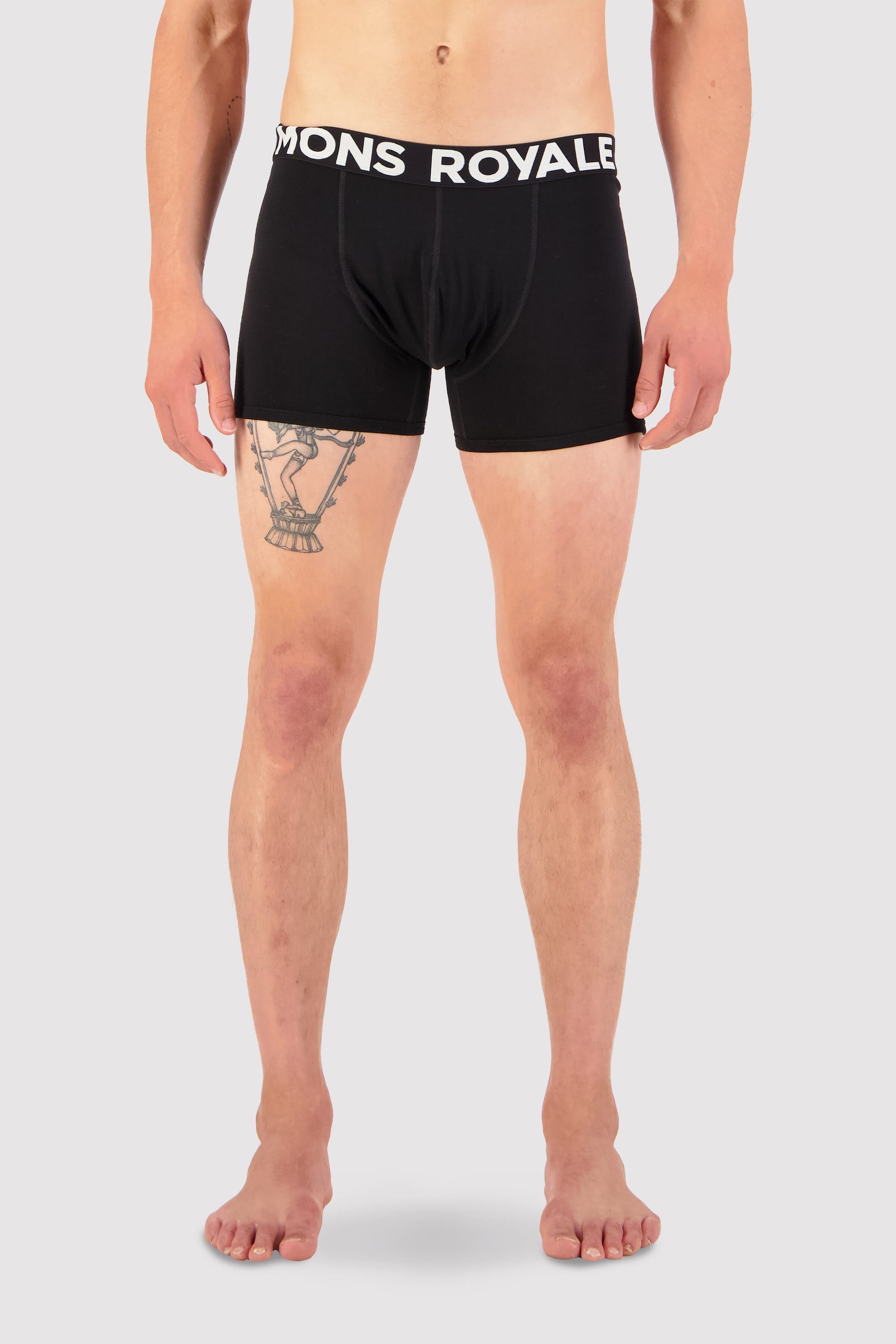 Mons Royale Hold 'em Shorty Boxer-black