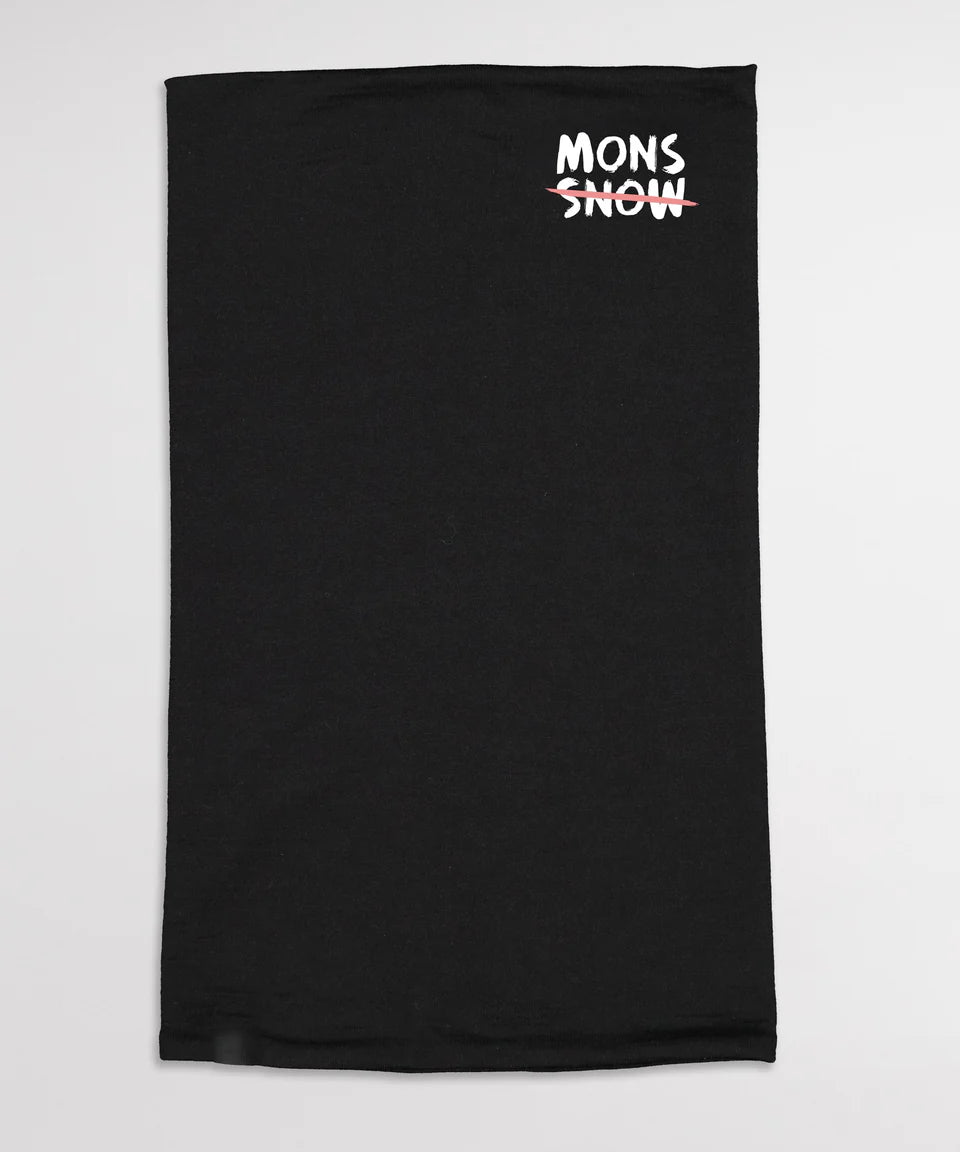 Mons Royale 100% Merino Neckwarmer Flex 400-black