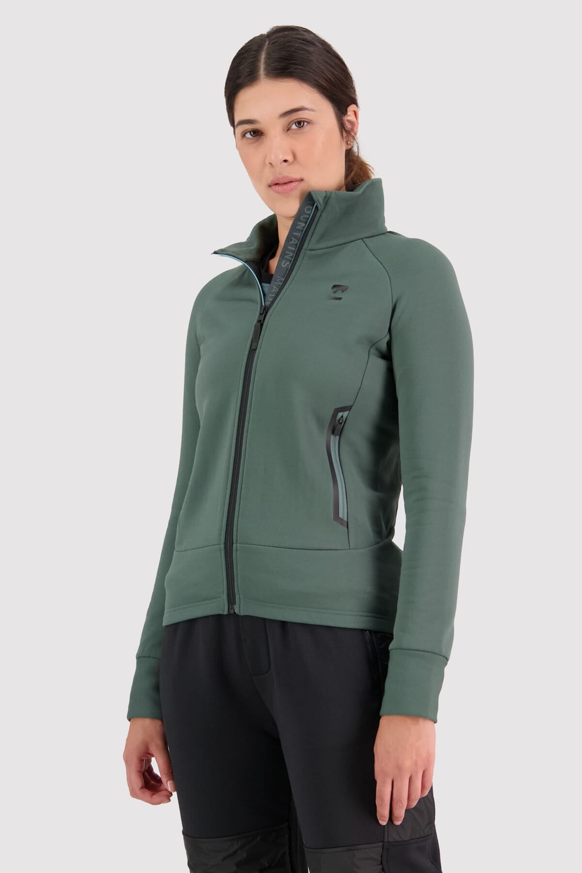 Mons Royale Nevis Wool Fleece Jacket women - burnt sage