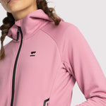 Mons Royale Nevis Wool Fleece Hood women - dusty pink