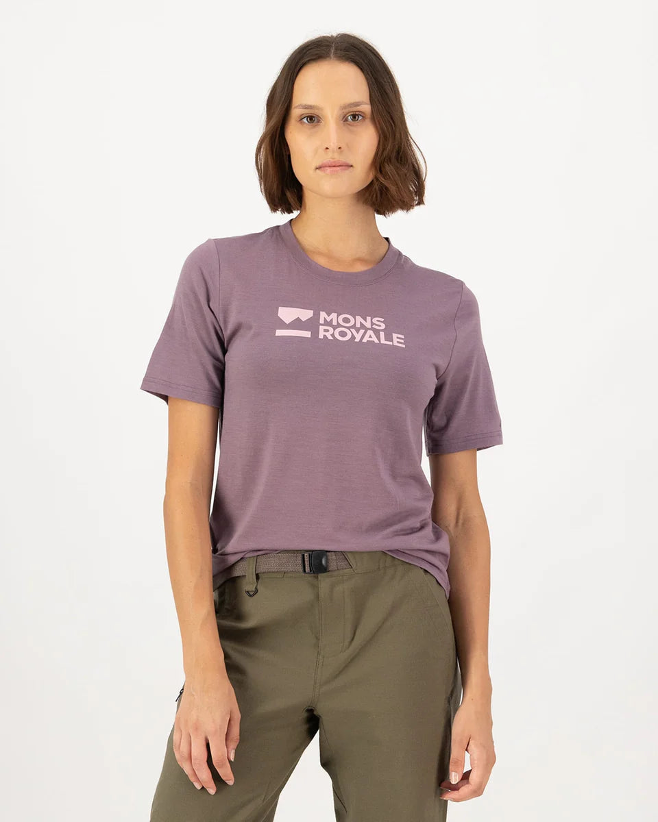 Mons Royale Icon Merino T-Shirt wmn mauve