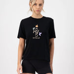 Mons Royale Icon Relaxed T-Shirt wmn Petal Type-black
