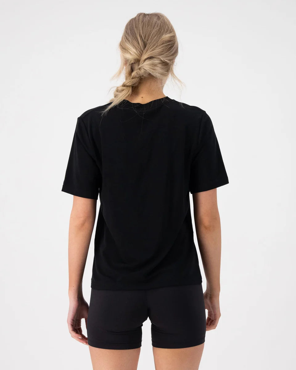 Mons Royale Icon Relaxed T-Shirt wmn Petal Type-black
