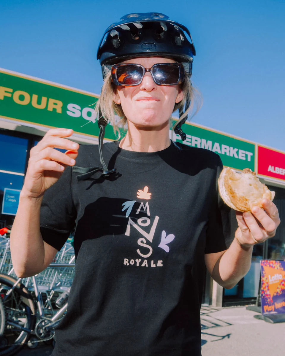 Mons Royale Icon Relaxed T-Shirt wmn Petal Type-black