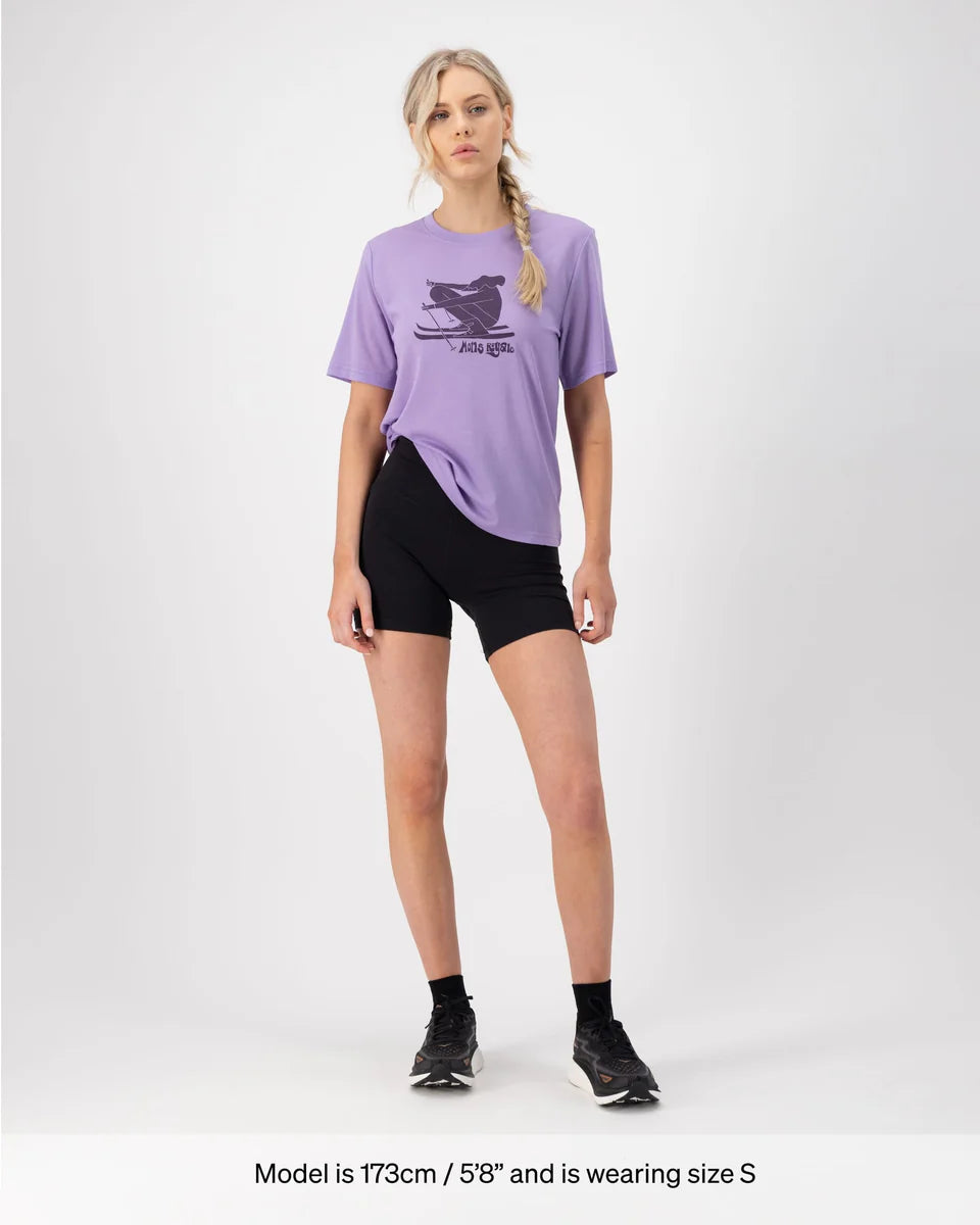 Mons Royale Icon Relaxed T-Shirt wmn Lupin