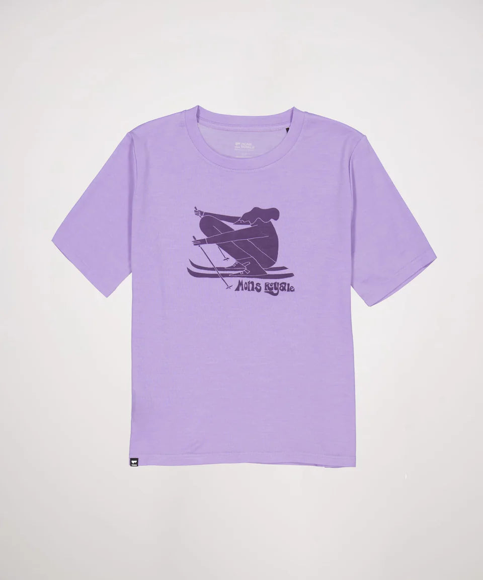 Mons Royale Icon Relaxed T-Shirt wmn Lupin