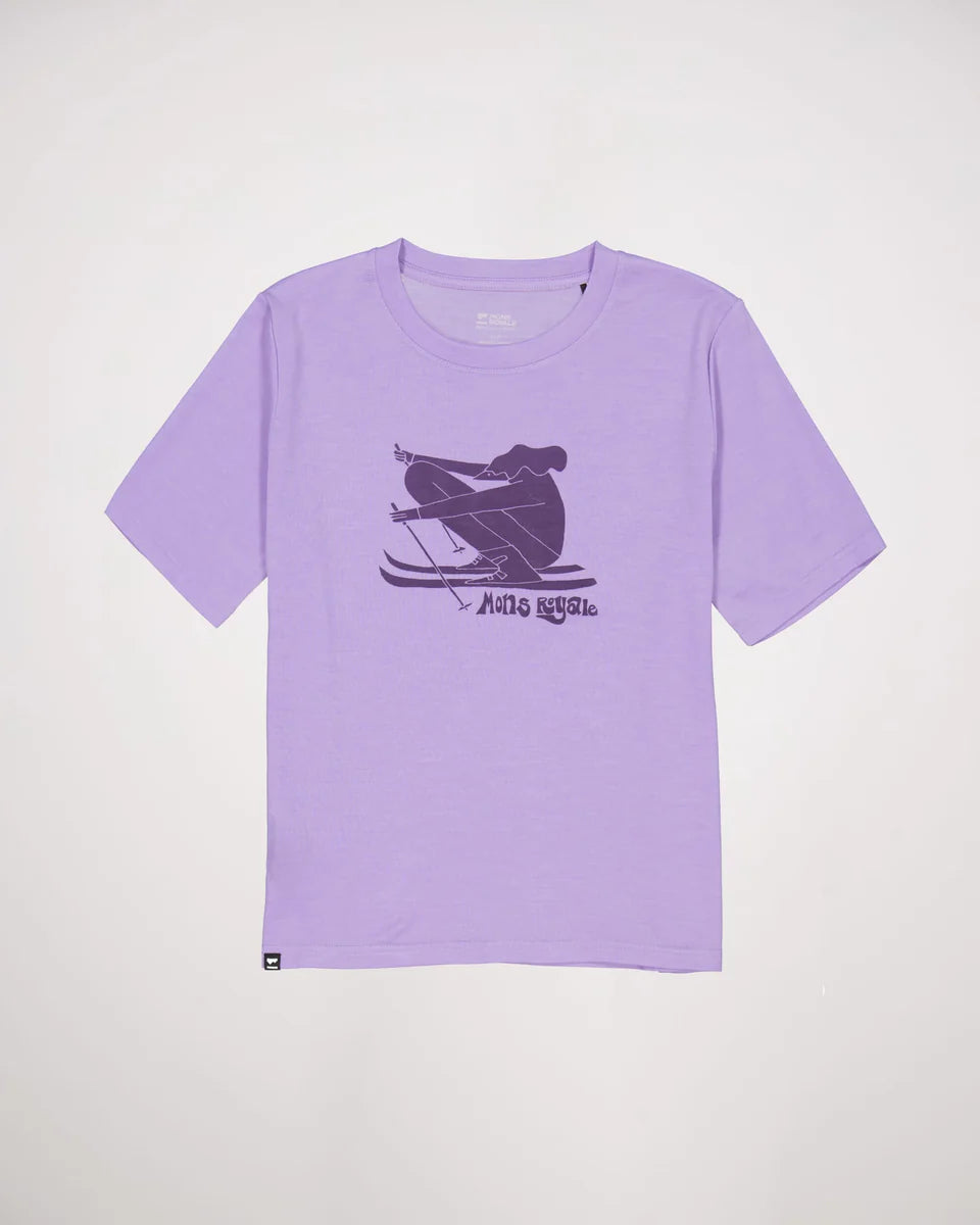 Mons Royale Icon Relaxed T-Shirt wmn Lupin