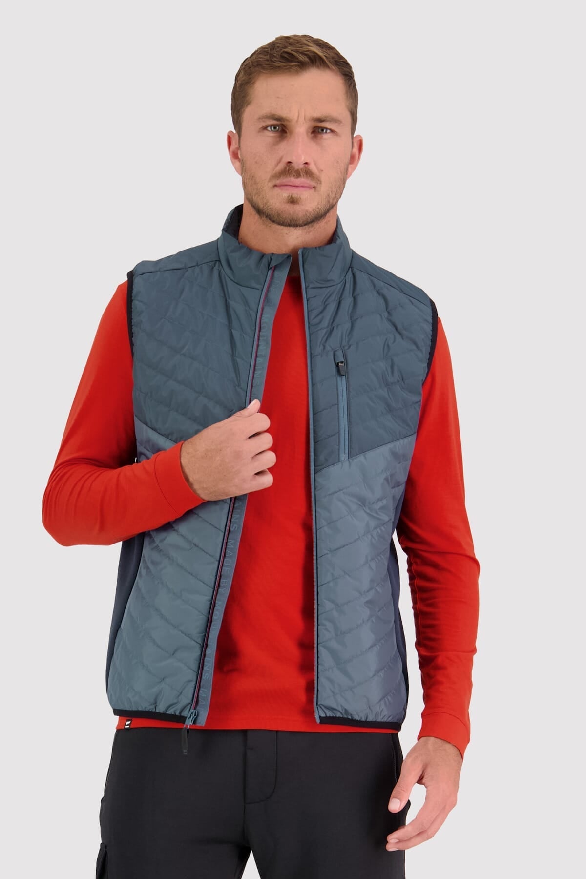 Mons Royale Arete Wool Insulation Vest - Midnight