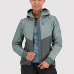 Mons Royale Neve Wool Insulation Hood women - sage