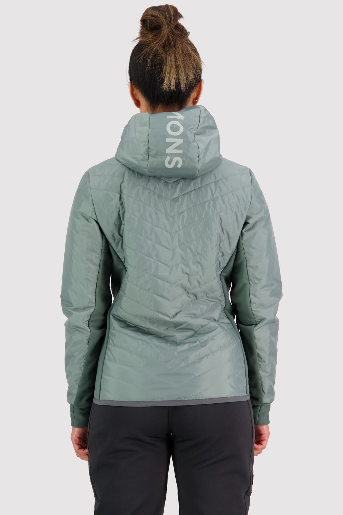 Mons Royale Neve Wool Insulation Hood women - sage