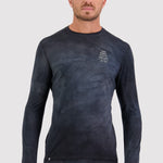 Mons Royale Cascade Langarmshirt-black acid wash