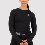 Mons Royale Cascade Langarmshirt wmn-black