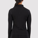 Mons Royale Cascade 1/4 Zip LS women black