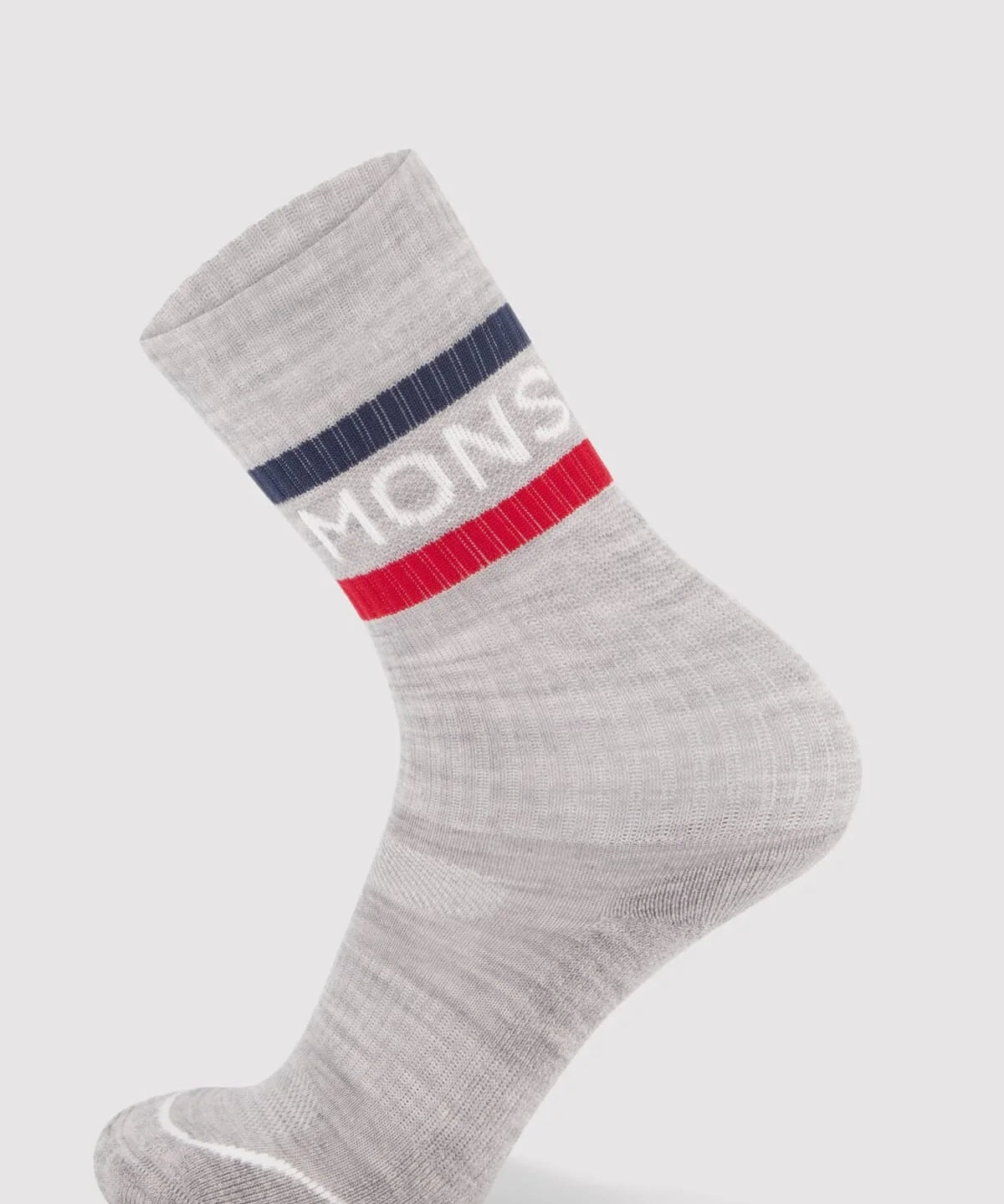 Mons Royale Unisex Signature Merino Crew Sock - college grey